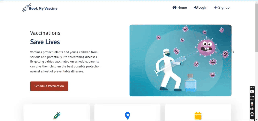 Vaccination Scheduling App